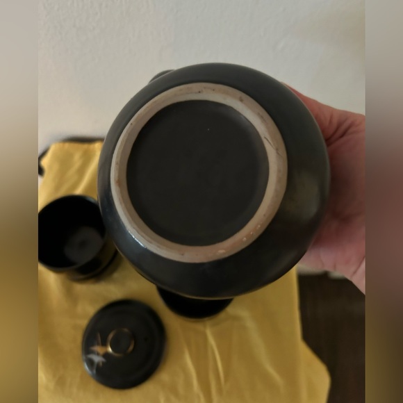 Vintage Imari Japanese hand painted tea pot and 4 cups. Post WWII circa 1950s - Picture 9 of 16